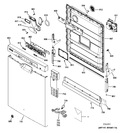 Diagram for Escutcheon & Door Asm