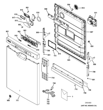 Diagram for GDF510PSD2SS