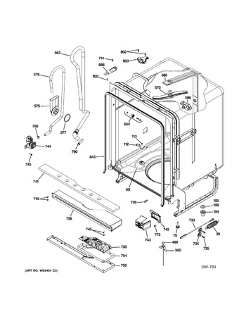 Diagram for GDF510PSD0SS