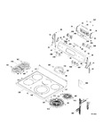 Diagram for Controls & Cooktop