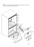 Diagram for Parts Hinge Fridge