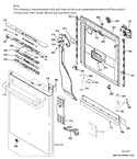 Diagram for Escutcheon & Door Asm