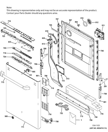 Diagram for CDT765SSF7SS