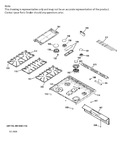 Diagram for Control Panel & Cooktop