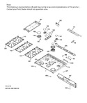 Diagram for Control Panel & Cooktop