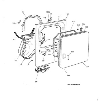 Diagram for DWXQ473ET2WW