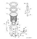 Diagram for 3 - Tub, Basket & Agitator