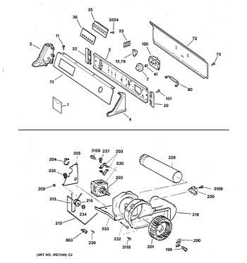 Diagram for DPXQ473GT2WW