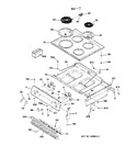 Diagram for 1 - Cooktop & Control Panel