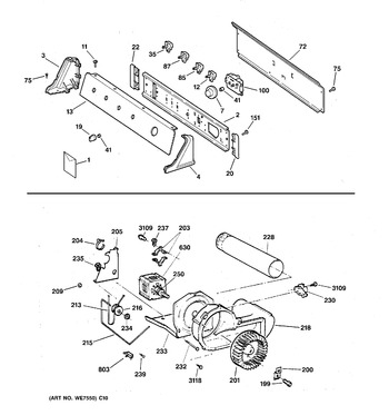 Diagram for DWXR473GT3WW