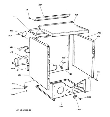 Diagram for DWXR473GT3WW