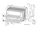 Diagram for 1 - Freezer Door