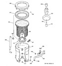 Diagram for 3 - Tub, Basket & Agitator