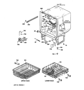 Diagram for GSD650X-73WB