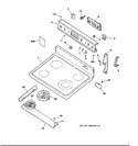 Diagram for 1 - Cooktop & Control Panel