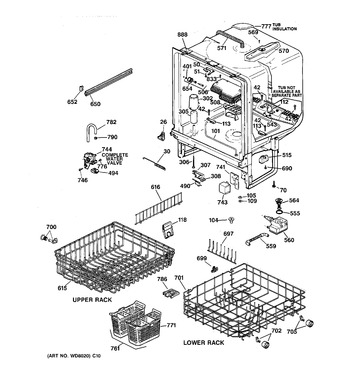 Diagram for GSD4030Y74WW