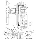 Diagram for 1 - Freezer Door