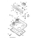 Diagram for 1 - Control Panel & Cooktop