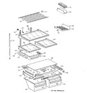 Diagram for 4 - Shelf Parts