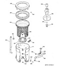 Diagram for 2 - Tub, Basket & Agitator