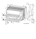 Diagram for 1 - Freezer Door