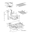 Diagram for 4 - Shelf Parts