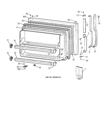 Diagram for TBT21JAXTRWW