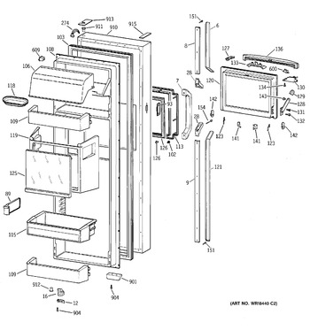 Diagram for TFX28PBZCWW