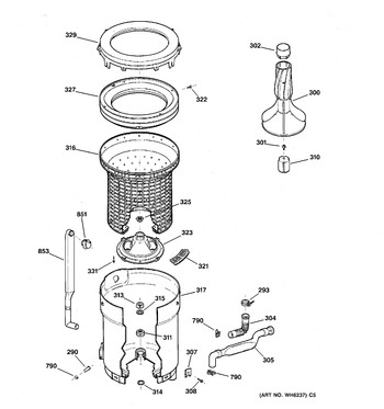 Diagram for WVXR1040TAWW