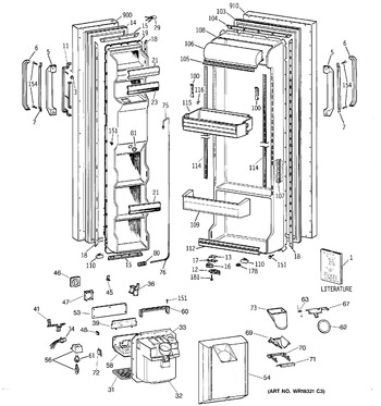 Diagram for CSX25GRYDWW