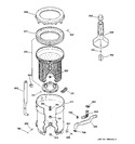 Diagram for 3 - Tub, Basket & Agitator