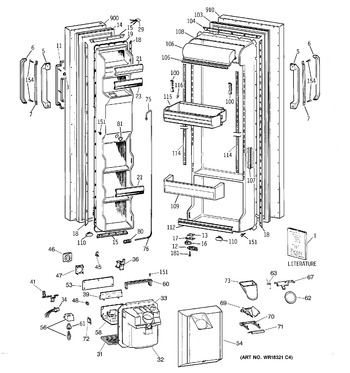 Diagram for CSX25DRZBWW