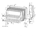 Diagram for 1 - Freezer Door