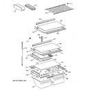 Diagram for 4 - Shelf Parts