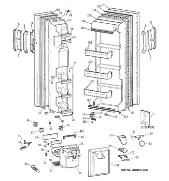 Diagram for MSZ20BWZAWW