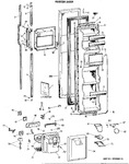 Diagram for 1 - Freezer Door