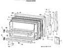 Diagram for 1 - Freezer Door