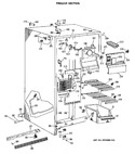 Diagram for 2 - Freezer Section