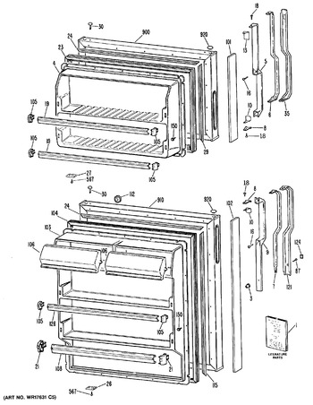 Diagram for TBX16SASFLWH