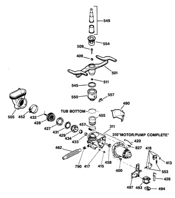 Diagram for GSD1180T55WW