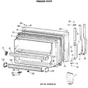 Diagram for 1 - Freezer Door