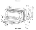 Diagram for 1 - Freezer Door