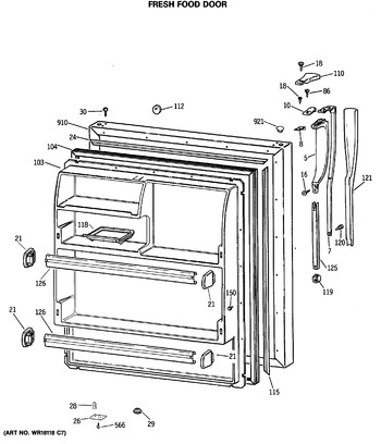 Diagram for CTX18LASGRWH