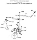 Diagram for 5 - Illustration And Parts List For Door Lock Section