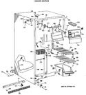 Diagram for 2 - Freezer Section