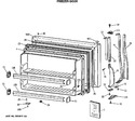 Diagram for 1 - Freezer Door