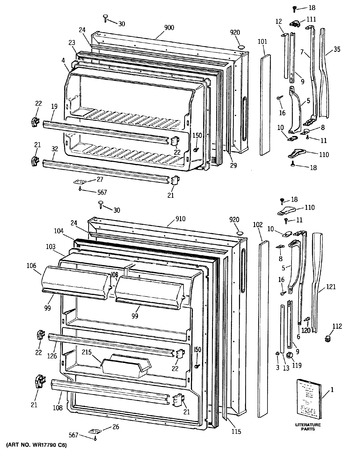 Diagram for MTE16EASDRWH