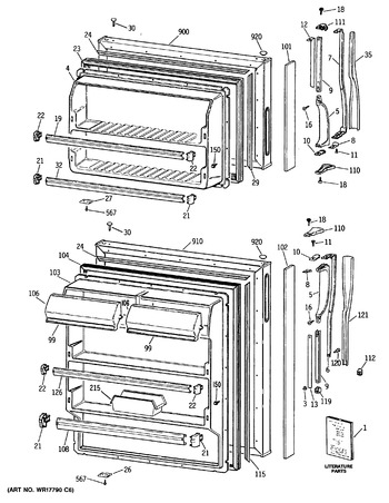 Diagram for MTE14EASFRWH