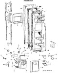 Diagram for 1 - Freezer Door