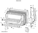 Diagram for 1 - Freezer Door